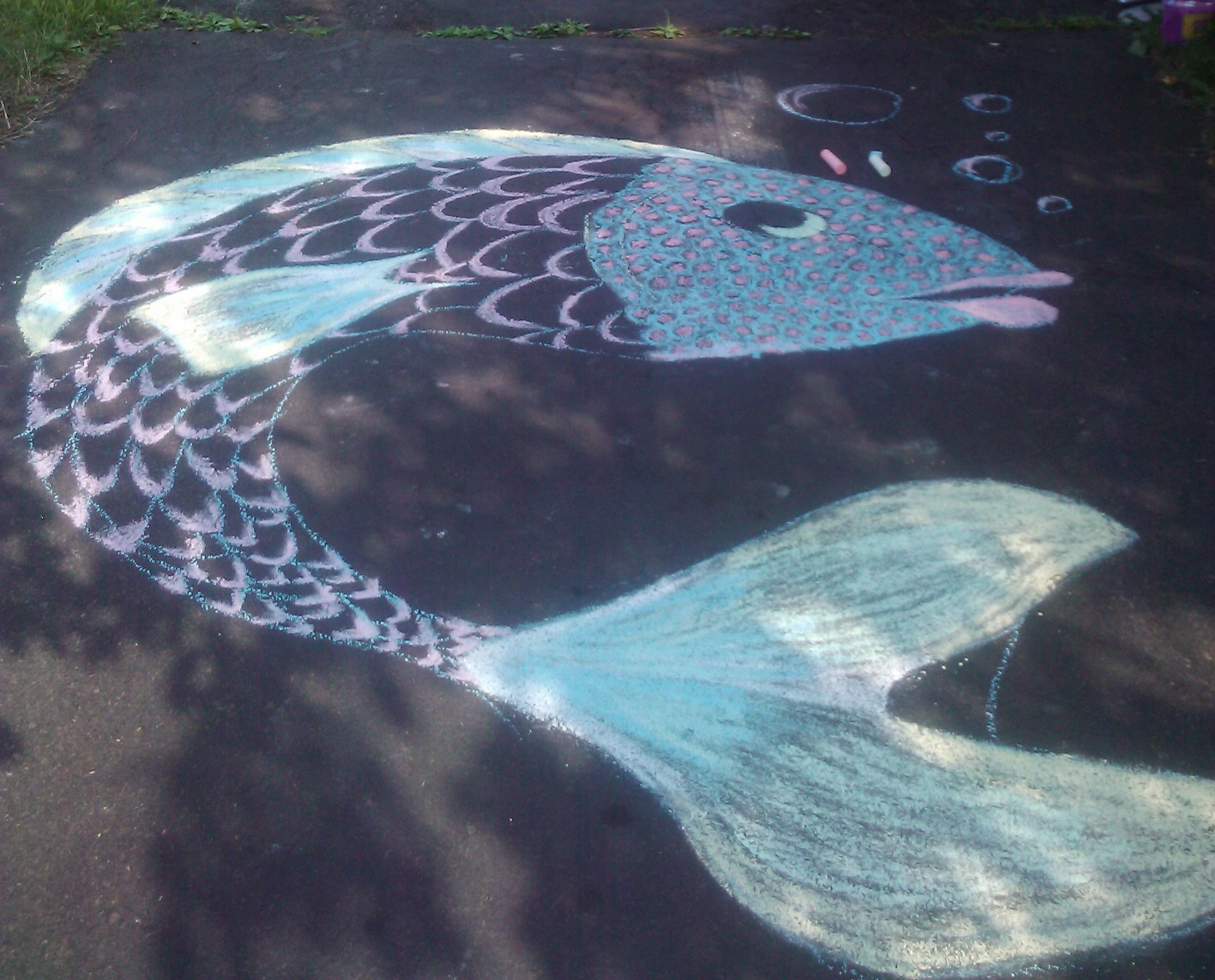 sidewalk chalk (June 2011)